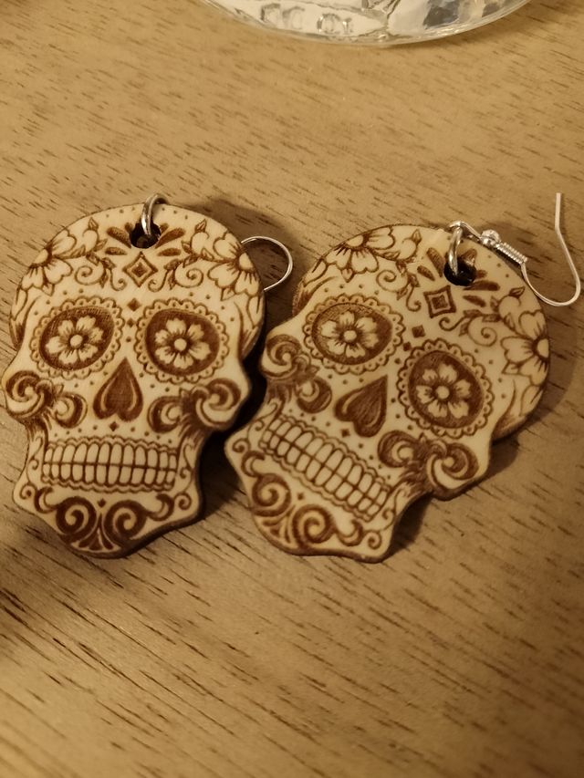 Orecchini da donna teschio Calavera