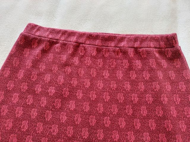 Mini-Saia Estampada Bordeaux, L