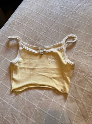 Camiseta tirantes amarilla