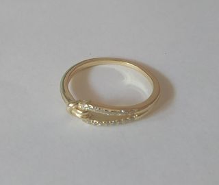 Anillo Dorado Plata