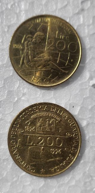 200 lire Italia Carabinieri Finanza FAO