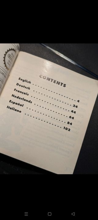 Manual super Mario Bros deluxe Gameboy