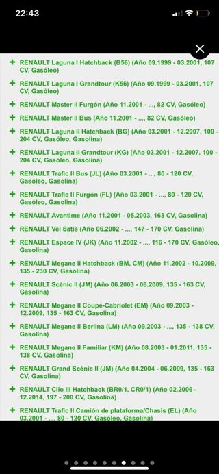 Bomba agua Renault, Nissan, Mitsubishi,O