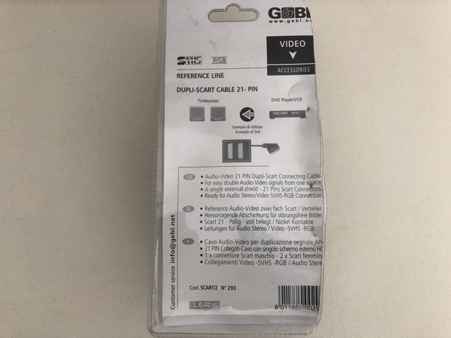 Multiscart GEBL x Duplicazione Segnale A/V SCART