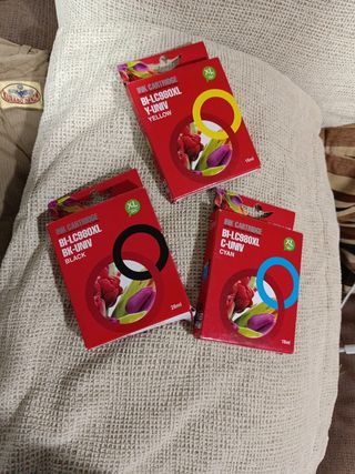 Cartuchos tinta LC980XL . Lote completo