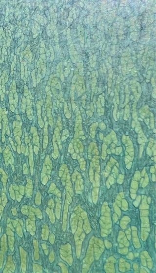 MACETA BONSAI YIXING RECTANGULAR VERDE ESMALTADA