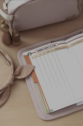 BEABA Funda de libro de salud/bebé