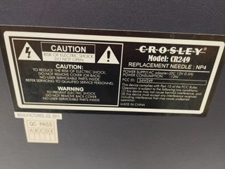 Tocadiscos USB Maleta