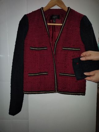 Chaqueta tipo chanel Mango 