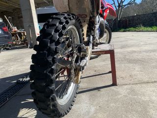 Honda CR125cc, monte