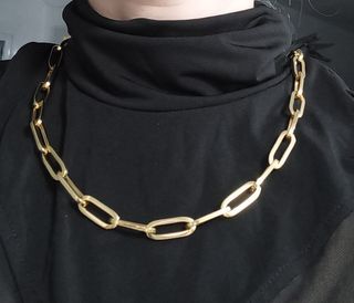 Cadena de oro 18k eslablones grandes