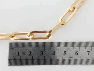 Cadena de oro 18k eslablones grandes