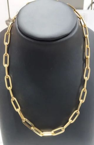Cadena de oro 18k eslablones grandes