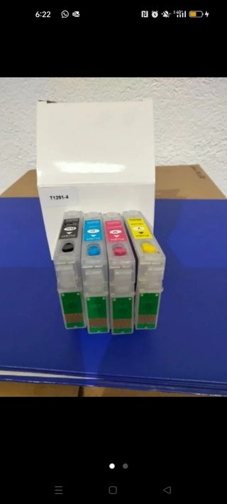 Cartuchos recargable Epson t1291-1294