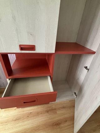 Armario doble puerta con cajones