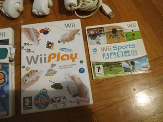 Consola Nintendo wii con mandos y juegos