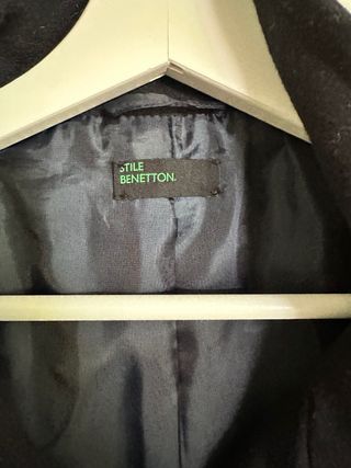 Capotto blu benetton