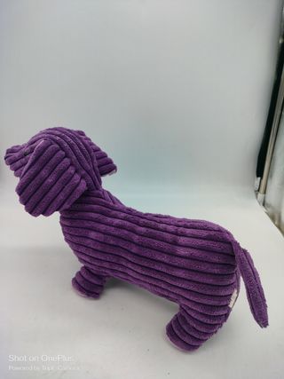 Bassotto peluche viola