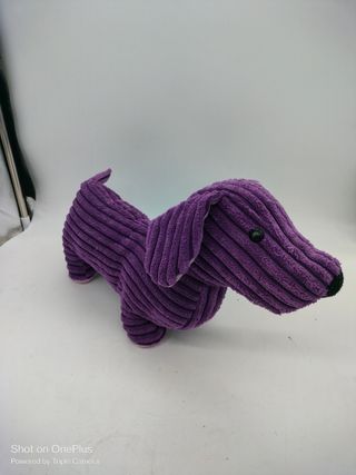 Bassotto peluche viola
