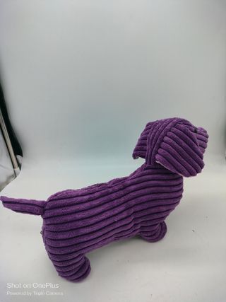 Bassotto peluche viola