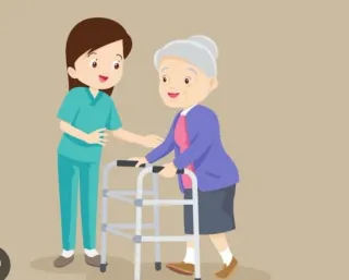 Cuidadora de personas mayores