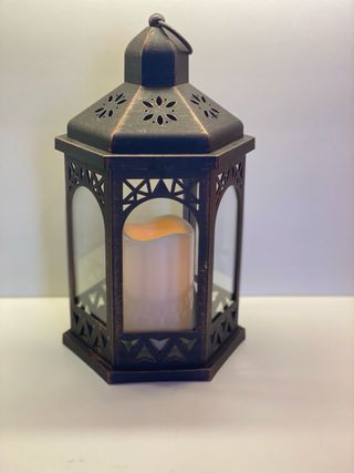 Lampada Lanterna a led in stile shabby chic