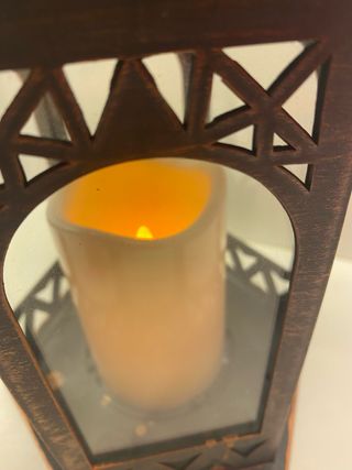 Lampada Lanterna a led in stile shabby chic