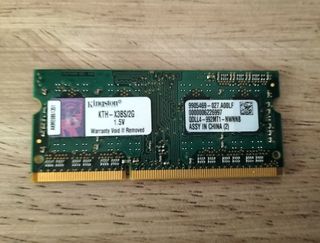 2 gb ram portatil x1 unidad 1333 mhz