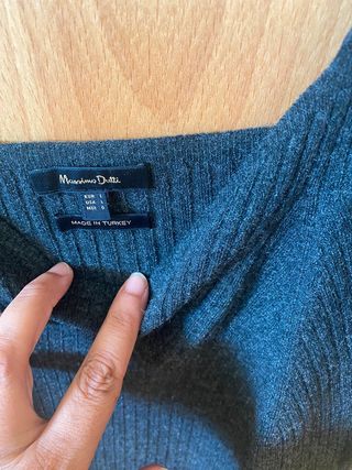 Top punto canalé L Massimo Dutti