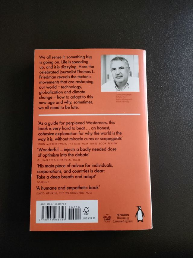 Book thank you for being late Thomas Fri