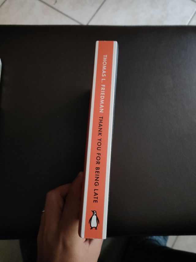 Book thank you for being late Thomas Fri