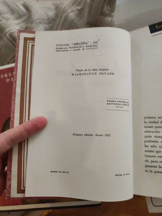 La heredera (Washington Square) H. james