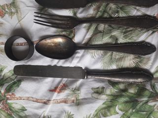 Conjunto cubiertos Meneses plata