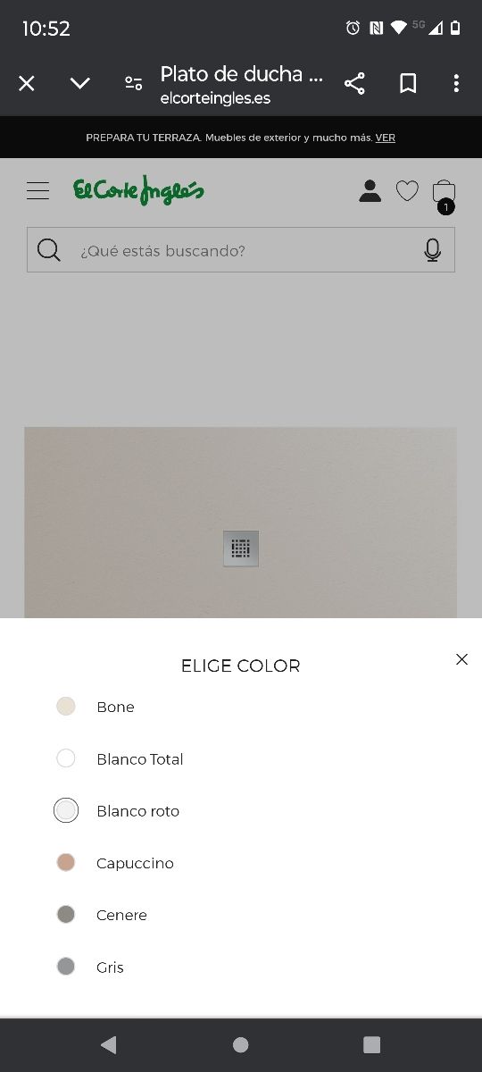 NUEVO Plato ducha Fiora 100x80 ANTES 355€!