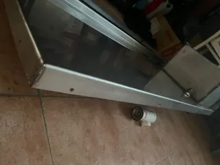 mueble acero inoxidable con pica