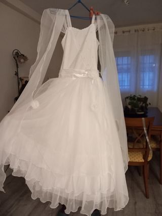 Vestido de comunión niña 9 a 13 años