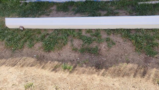 Canalón de agua blanco 4,35cm