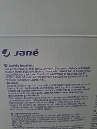Mochila porteo ergonómica SIN ESTRENAR