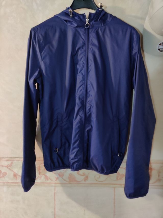 Impermeabile blu