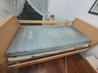 Cama articulada de Hospital90x190ELEV+CAJON TEIDE