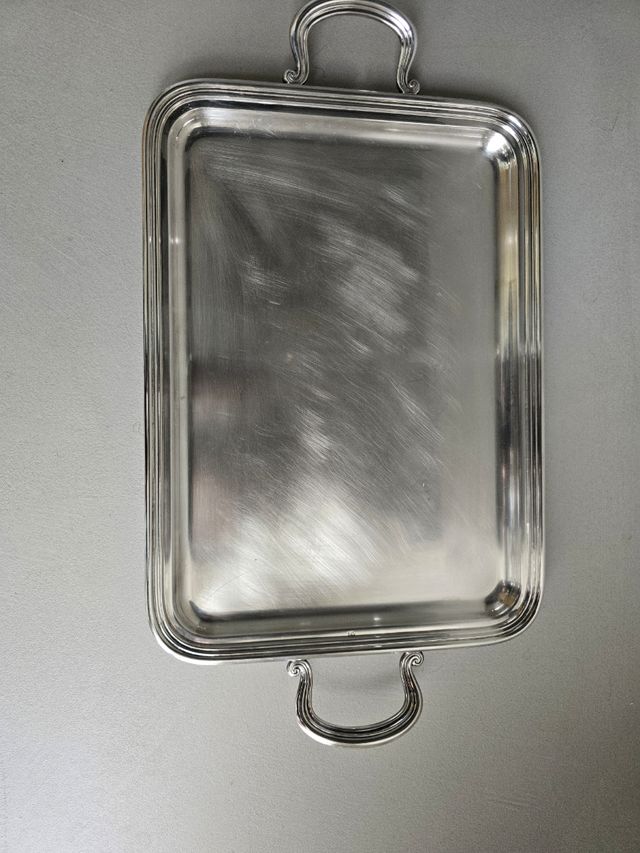 Vassoio argentato Orli Q