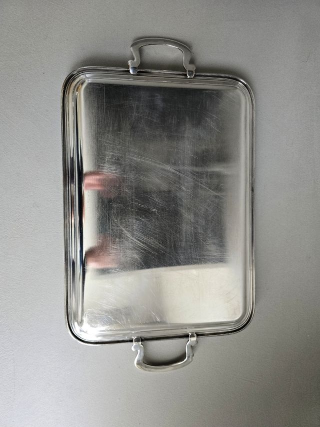 Vassoio argentato Orli Q