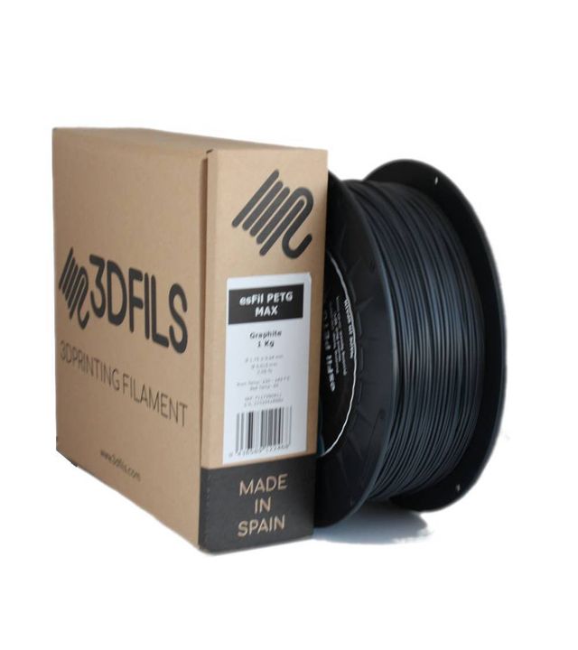 Filamento 3dFils PETG 1Kg 1.75 mm Grafito