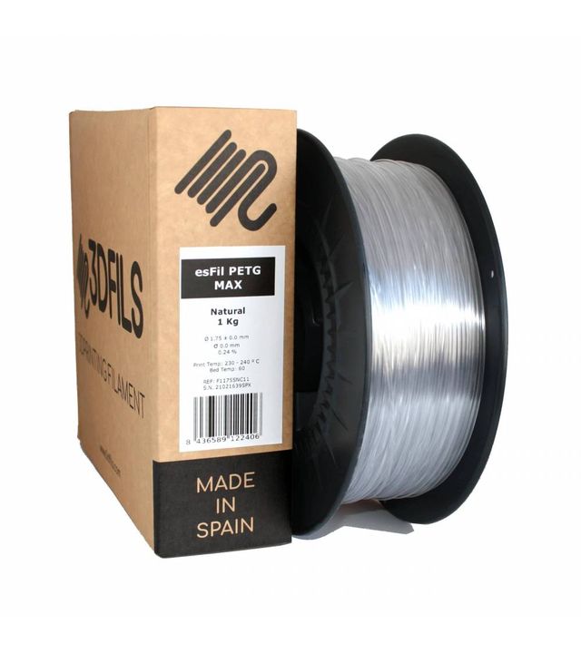Filamento 3dFils PETG 1Kg 1.75 mm Natural