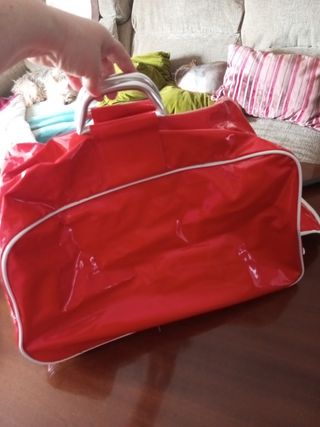 Maleta bolso de viaje con dos rueda marca SHiSEIDO