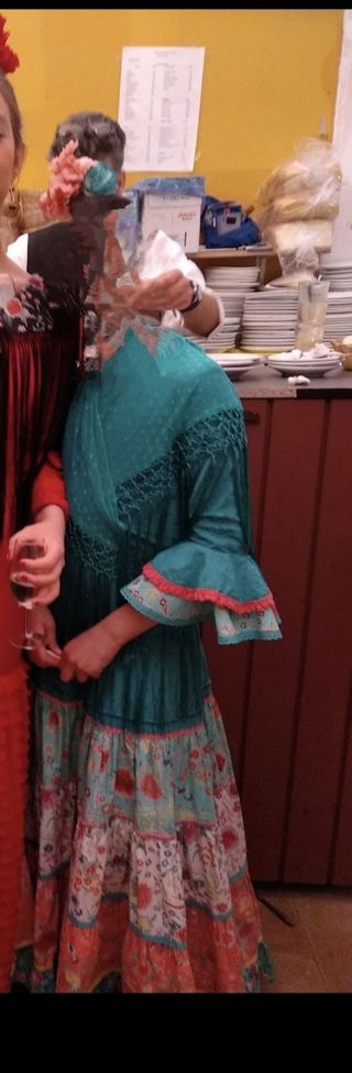 Traje flamenca 8-10 años  muy buen estado