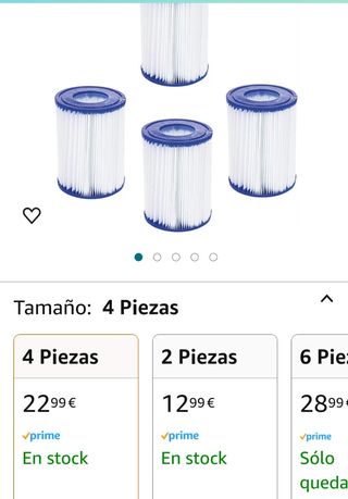 4 Filtros depuradora