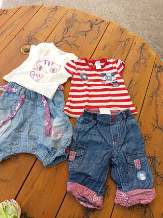 Ropa niña verano 0-3-6 meses