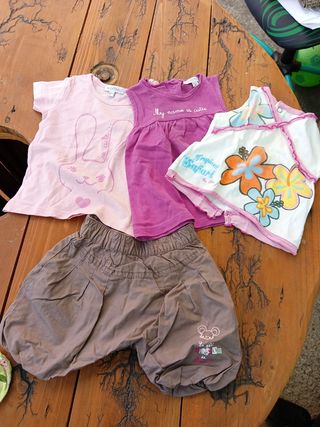 Ropa niña verano 0-3-6 meses