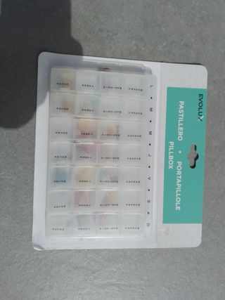 Distribuidor Pastillero de plástico medicamentos